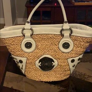 Guess straw bag